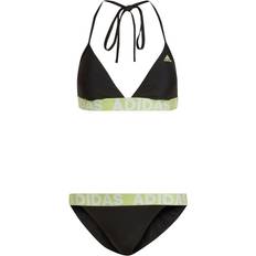 Élasthanne/Lycra/Spandex Ensembles bikini Adidas Women Beach Bikini - Black/Pulse Lime