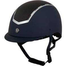 Br Casque d'équitation sigma avec carbon top Equitation VG1 Noir