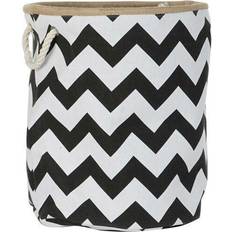 Dkd Home Decor Kurv Polyester Jute Moderne Zigzag (38 x 38 x 45 cm) Kurv