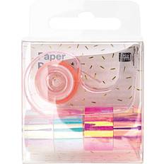 Rico Design Paper Poetry Mini Mirror Tape Rainbow Pink Set