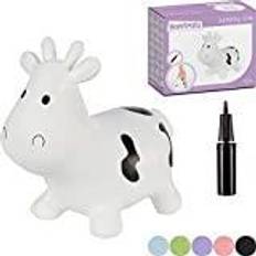 Sauteurs Tootiny Hoppimals T-TFF-NN131 Space Hopper for Children-Bouncing Animal from 1 Year and Up, White