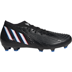 Adidas Predator Edge.2 Firm Ground - Core Black/Cloud White/Vivid Red