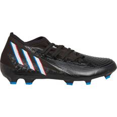 44 ⅔ - Unisex Fotballsko Adidas Predator Edge.3 Firm Ground Cleats - Core Black/Cloud White/Vivid Red