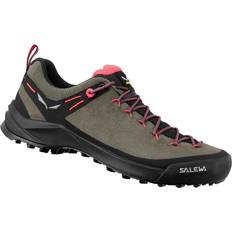 Schnellschnürung Sportschuhe Salewa Wildfire Leather M - Brown/Bungee Cord/Black