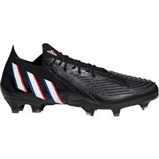 Adidas Predator Voetbalschoenen Adidas Predator Edge.1 Low FG - Core Black/Cloud White/Vivid Red