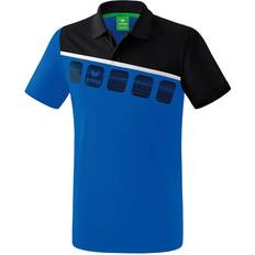 Erima 5-C Polo Shirt Kids - New Royal/Black/White