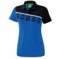 Erima 5-C Polo Shirt Women - New Royal/Black/White