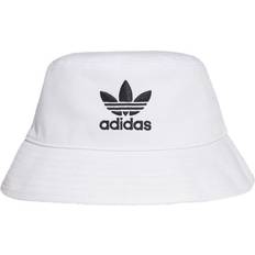 Bianco - Donna Cappelli Adidas Trefoil Bucket Hat Unisex - White