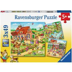 Ravensburger Animal Holiday 3x49 Pieces