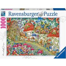 Ravensburger Floral Mushroom Houses 1000 Pieces