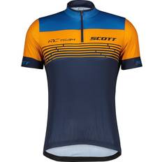 Scott rc team 20 Scott RC Team 20 Short Sleeve Jersey Men - Midnight Blue/Copper Orange