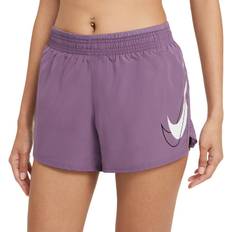 Nike Dri-FIT Swoosh Run Shorts Women - Amethyst Smoke/White