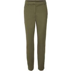 Vero Moda Luccalilith Normal Waist Trousers - Green/Ivy Green