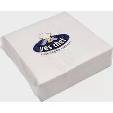 White 2Ply 400x400mm Paper Napkins Pk100 CPD32101