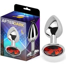 Buttplug large Sexleksaker AfterDark Red Ruby Buttplug Large