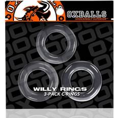 Oxballs 3-Pack Penisringar Clear