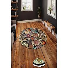 Matta 120 Furniturebox Homefesto 120 Rund Matta (478HFT3270)