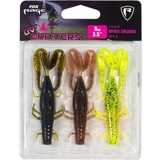 Fox Rage Atraer a critter 2.75" pack x 3pcs Multicolore