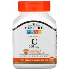 21st Century Chewable C 500mg Orange