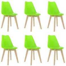 Plastic Kitchen Chairs vidaXL - Kitchen Chair 83cm 6pcs