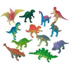 Plastfigurer Dinosaurier 12-pack