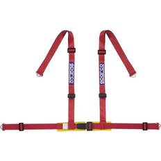 Rojo Portabicicletas y Portaequipajes Sparco Harness with 4 Fastening Points Screw Fi