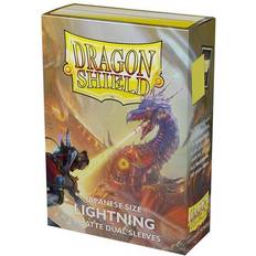 Dragon Shield Small/Japanese Size Deck Protectors Matte Dual: Lightning 60 lommer Dragonshield (Yugioh) Sleeves #AT-15147