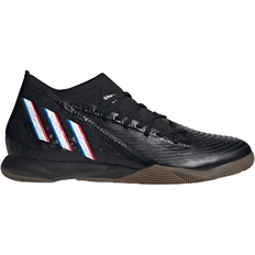 Indoor (IN) - Textile Football Shoes adidas Predator Edge .3 Indoor - Core Black/Cloud White/Vivid Red