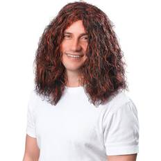 Short Wigs Bristol Novelty Bristol Novelty Mens Hippy Wig (One Size) (Brown/Black)