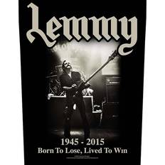 Lapper & Symærker Motörhead Lemmy Back Patch: Lived to Win