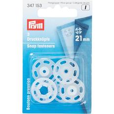 Trykknapper Prym Snap Fasteners 15 mm Transparent