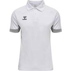 Fitness & Gimnasio - Hombre Polos Hummel Lead Mesh Functional Polo Shirt Men - White