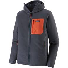 Patagonia R2 TechFace Hoody - Smolder Blue/Metric Orange