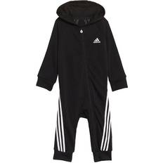 1-3M Combi-pantalons Adidas Infant Future Icons Onesie - Black/White