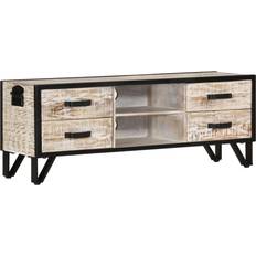 Retractable Drawers TV Benches vidaXL - TV Bench 110x41cm