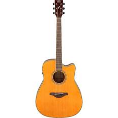 Yamaha FGC-TA Black Guitare Dreadnought acoustique-électrique