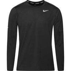 Nike Dri-FIT Running Crew Sweatshirt Men - Black/Reflective Silver