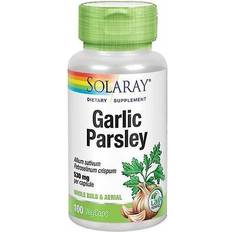 Ingwer Nahrungsergänzung Solaray Garlic Parsley 530mg 100 pcs