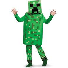 Minecraft kläder Maskerad Disguise Minecraft Creeper Deluxe Barn Maskeraddräkt