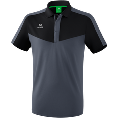 Erima Squad Polo Shirt Men - Black/Slate Grey