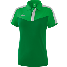 Damen - Grün Poloshirts Erima Squad Polo Shirt Women - Fern Green/Emerald/Silver Grey