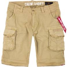 Alpha Industries Crew Shorts - Sand