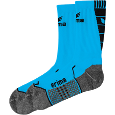 Bleu - Femme Sous-vêtements Erima Training Socks Unisex - Curacao/Black