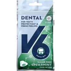 Sockerfritt Tuggummi V6 Dental Dual Action Spearmint 30g