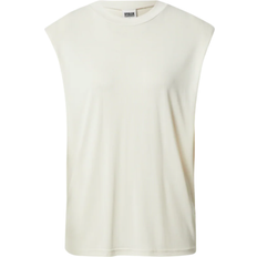 Urban Classics Ladies Modal Padded Shoulder Tank - Whitesand