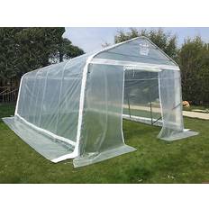 Dancover Polytunnel 21.6m² Rustfrit stål Polycarbonat