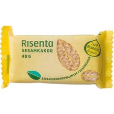 Glutenfritt Kex, Knäckebröd & Skorpor Risenta Sesamkakor 40g