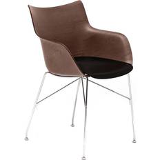 Acciaio Poltrone Kartell Q/Wood Poltrona 84cm