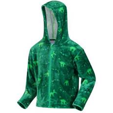 9-12M Fleecejacken Regatta Kid's Jollie Full Zip Hooded Fleece - Jelly Bean Dinosaur