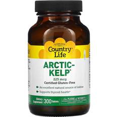 Kelp Suplementos Country Life Arctic-Kelp 225mcg 300 pcs